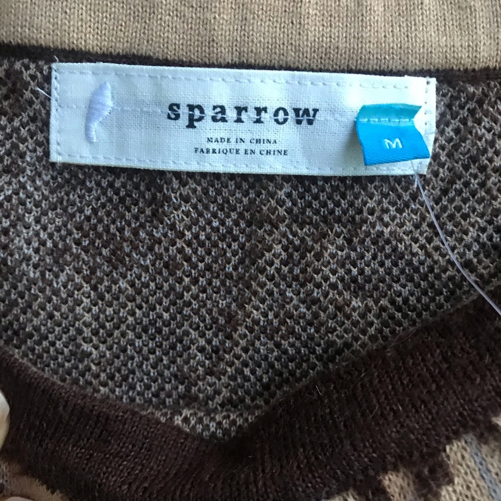 ✨Anthropologie Sparrow Brown Motif Knit Skirt✨ - Picture 6 of 7